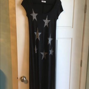 Lauren moshi black maxi dress